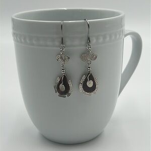 2053- Natural Stone Women's Handmade Earrings NWT